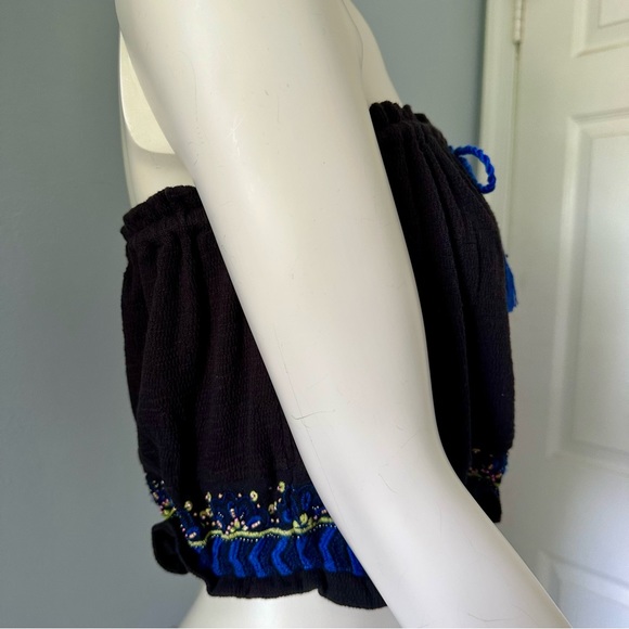 Free People No More Tiers Embroidered Tube Top - Picture 4 of 6